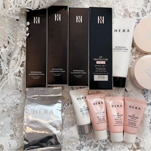 HERA Beauty Mega Bundle - UV Protector, Cleansing Foam & Cushion